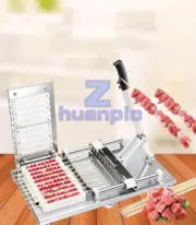 ONE Manual Mutton kebab Machine BBQ Bamboo Skewer Satay String Making Machine