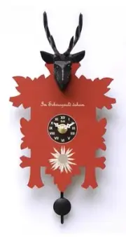 Kuckulino Black Forest Clock with quartz movement and cuckoo ch.. TU 3005 PQ NEW