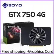 GTX 750Ti 4GB Graphics Card GDDR5 128Bit PCI-E 3.0 Geforce GPU Gtx 750 Gaming Vi