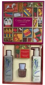 Crabtree & Evelyn Lavender EDT Shower Gel Body Lotion Boxed Gift Set Brand New