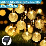 200 LED Solar String Fairy Lights Outdoor Garden Festoon Party Lamp Bulbs Light