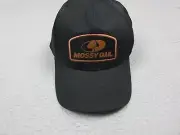 Mossy Oak Hat Cap Snap Back Black Outdoors Hunting Hunter Mesh Mens