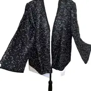 Escada Jacket Cardigan Size EU 44/ US 12/14 (Orig price $1000 Black And White