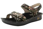 Alegria Vienna Ankle Strap Sandals Shoes Womens Leather - Earthy Bloom