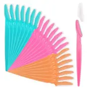21 Pack Dermaplane Tool Eyebrow Razor for Women Facial Hair Remover with Covers