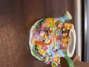19pc. Springtime Tea Set Ceramic Hand Painted Bunny Rabbit Tea Set NEW IN BOX