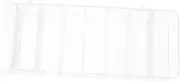 1Pc Box Sturdy Acrylic Multi Compartment Storage Box for Data Cables and Sundries Transparent Organizer for Home Office and School Use Durable and Practical Design
