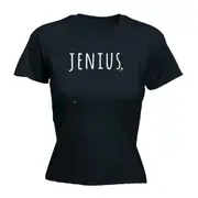 Jenius - Funny Novelty Womens T-Shirt T Shirt Tshirt