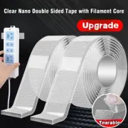 Tape Double Sided Traceless Washable Adhesive Invisible Gel Grip 5M/16.5FT