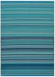 VW Rugs Rondo Alfresco Reversible Outdoor Mat (Blue) - 120x170cm
