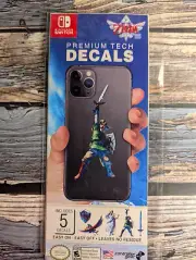 Legend of Zelda Skyward Sword HD - 5 Premium Tech Decals - Controller Gear - New