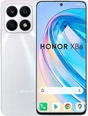 [HONOR] X8a Dual SIM 128GB ROM + 6GB RAM Factory Unlocked 4G Smartphone (Titanium Silver) - International Version