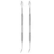 2pcs Double Sided Wax Clay Sculpting Tool Angled Smoother Knife 6.3" Length