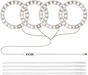 Angel Ring Grow Light DC5V USB Phytolamp for Plants Led Full Spectrum Lamp (Sun Light, 4 Heads)