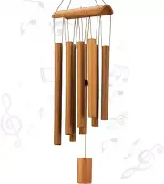 Wind Chimes for Outdoors - Bamboo Windchimes for Patio, Porch, Garden, Backyard