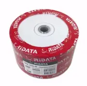 50 RIDATA Blank 52X CD-R CDR White Inkjet Hub Printable 700MB Recordable Disc