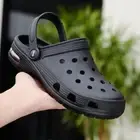 Mens Garden Clogs Slip on Sandals Pool Beach Shoes Home Slippers Shower Slides