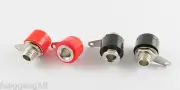 10pcs Amplifier Terminal Binding Post 4mm Banana Jack Panel Mount Connector 16mm