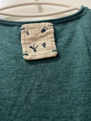 Whiple 綠色5分袖毛衣