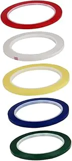 Alasum 5 Rolls Fretboard Stickers for Violin Color Coded Phoneme Labels for Location for Beginners Includes Red Yellow White Green and Blue Tapes