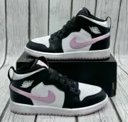 Size 1y - Nike Air Jordan 1 Mid PS White Light Artic Pink 640737 103