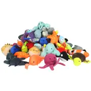 Mini Stuffed Sea Life Animals (Pack Of 50)