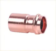 EZ-FLUID 1" x 3/4" Copper Press Bushing Reducer Coupling ProPress Fitting (1)