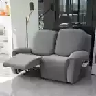 1/2 Seater Recliner Sofa Cover Elastic Velvet Relax Armchair Slipcover Covers