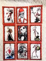 Set of 9 Cards~Nightmare Before Christmas~Greeting Card Toppers & Crafts ~#155N
