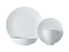 Maxwell & Williams White Basics Fitzrovia Coupe Dinner Set 16 Piece Gift Boxed