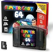Summer Cart 64 Open Source N64 Flash Card for N64 64DD Compatibility + 16 Gb Sd Card with Latest Software