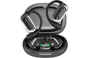 Earhook Bluetooth Headphones with LED Display and Noise Cancelling Microphone for Sports/Exercise/Running(Black)