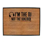 Im The Dj Not The Jukebox Music - Funny Novelty Doormat Man Cave Floor mat