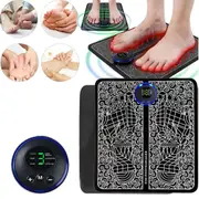 Feet Massage Mat Electric Foot Massager EMS Circulation Booster USB Rechargeable