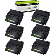 6 Pack Q5942X 42X Black Toner Cartridges Fits For HP LaserJet 4350n 4350L 4350tn