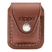 Zippo Accessory Leather Pouch with Clip - Brown