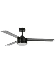 Bayside Lagoon 132cm Fan with Light in Black