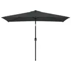 Outdoor Garden Umbrella Pool Patio Beach Sun Shade Parasol Metal Pole Anthracite