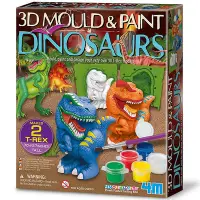 在飛比找Yahoo奇摩拍賣-7-11運費0元優惠優惠-4M STEAM玩具 3D石膏彩模-恐龍世界 兒童教育創意益