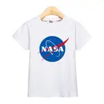 兒童 T 恤 NASA 短袖套裝男孩棉質印花 T 恤 3-14 歲兒童襯衫男孩 NASA 衣服