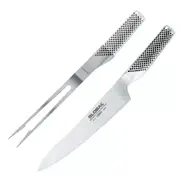 Global Carving Knife Set 2 Piece - 21cm Carving Knife , 31cm Carving Fork