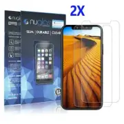 2X Nuglas Tempered Glass Screen Protector iPhone 12 11 PRO X XS Max 8 7 6 6S Plu