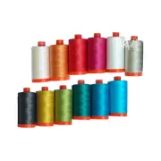 Aurifil Thread Kit Secret Stash 12 LARGE SPOOLS COTTON 50WT (1422YDS EA)