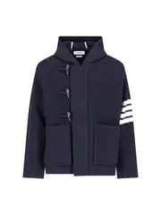 Thom Browne Stripe Detailed Jacket 2,3,4,5 navy blue
