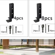 Adjustable Deck Post Anchor Base Brackets Deck Railing Support Base Brackets