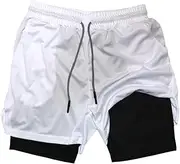 [Frediuo] Active Shorts Sportswear Tennis Training Shorts for Workout Sports Jogging Beach