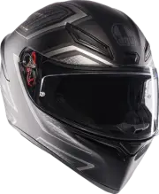 AGV 2118394003-037-XXL K1 S Helmet - Sling - Matte Black/Gray - 2XL