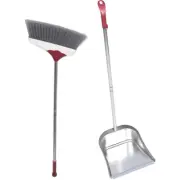 Stainless Steel Broom Dustpan Combination Office and for Home Set with