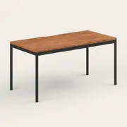 [Recess] Everyday Desk, Small - 120W x 60D x 75H (cm) / Walnut / Black