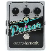 Electro-Harmonix Stereo Pulsar Variable Shape Analog Tremolo Effects Pedal